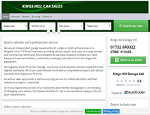Tablet Screenshot of kingshillgarage.co.uk